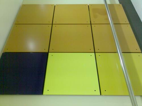 Coloured panels